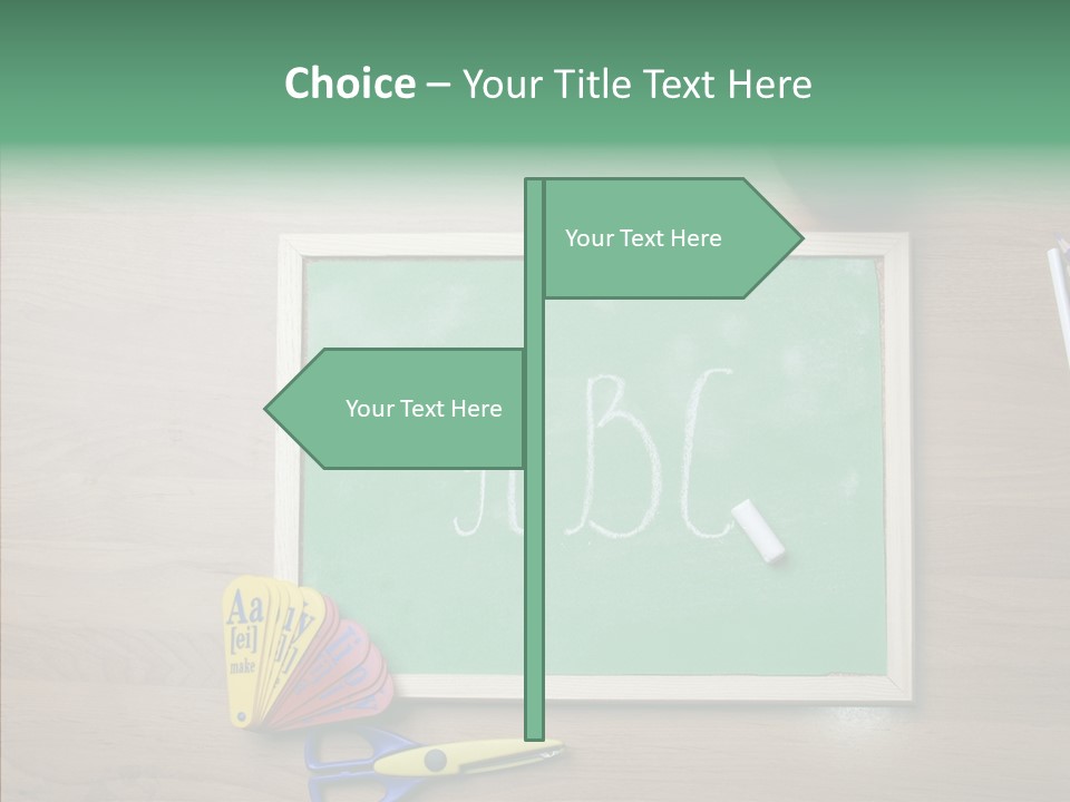 Clip Class Materials PowerPoint Template