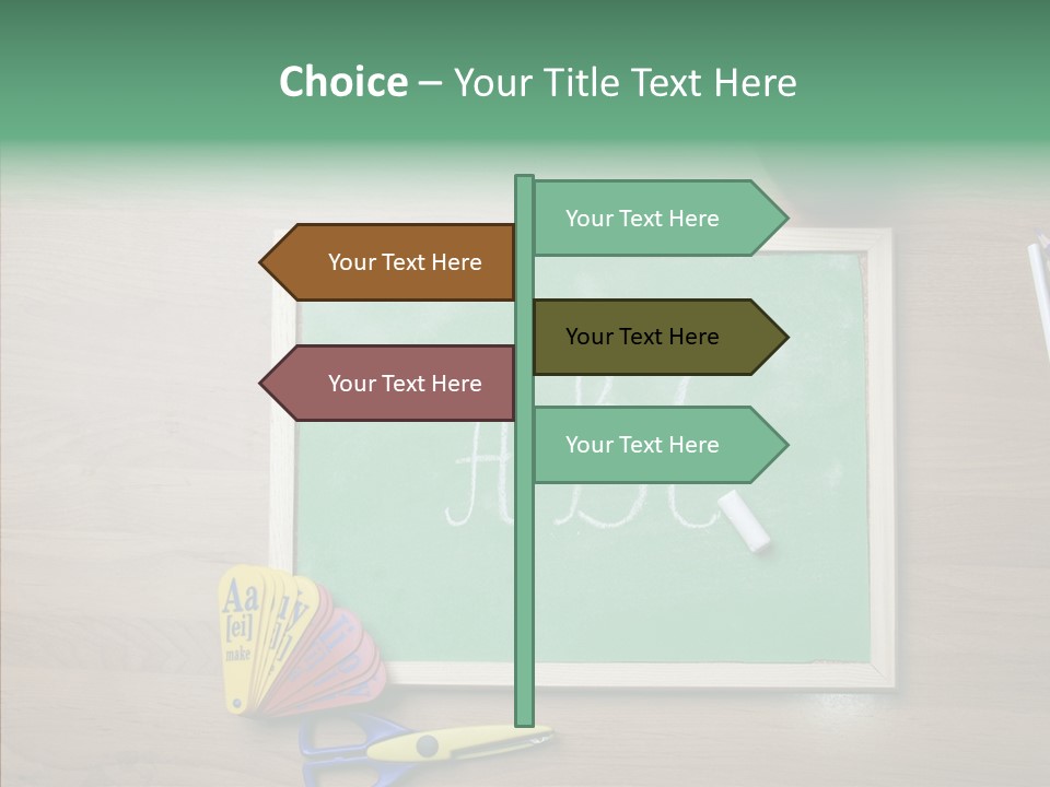 Clip Class Materials PowerPoint Template