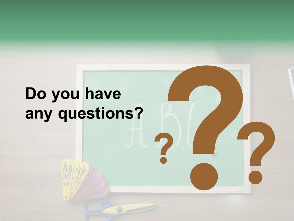 Clip Class Materials PowerPoint Template