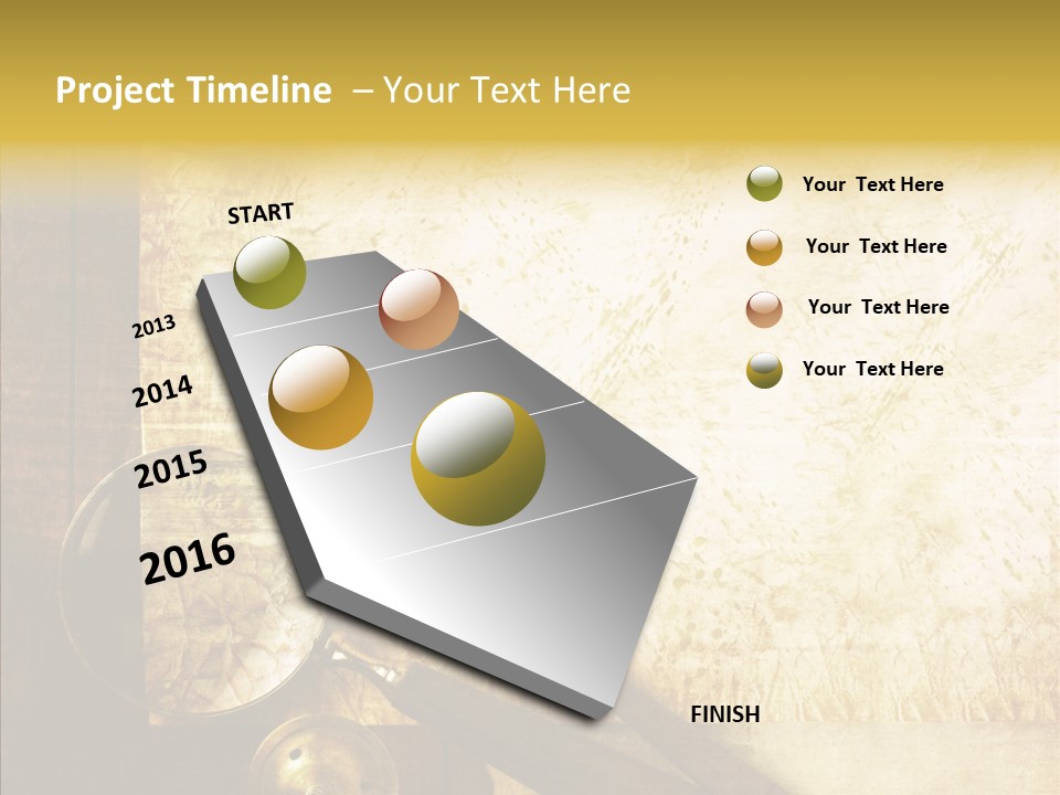 Topography Wrinkled Revival PowerPoint Template