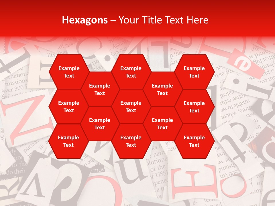 Letters Newspaper PowerPoint Template