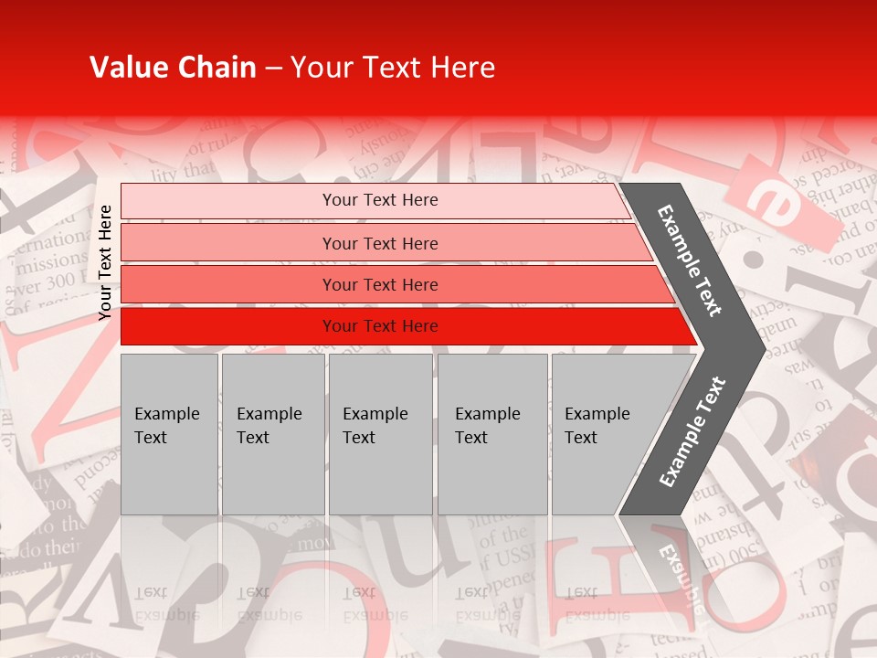 Letters Newspaper PowerPoint Template