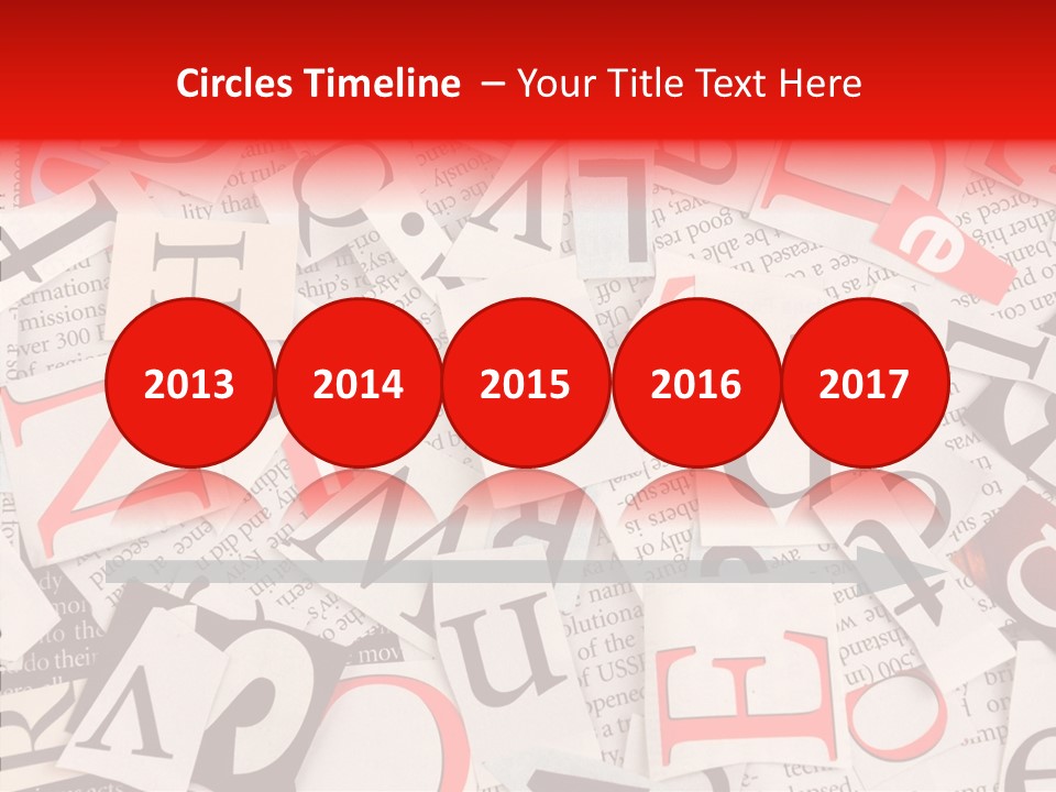 Letters Newspaper PowerPoint Template