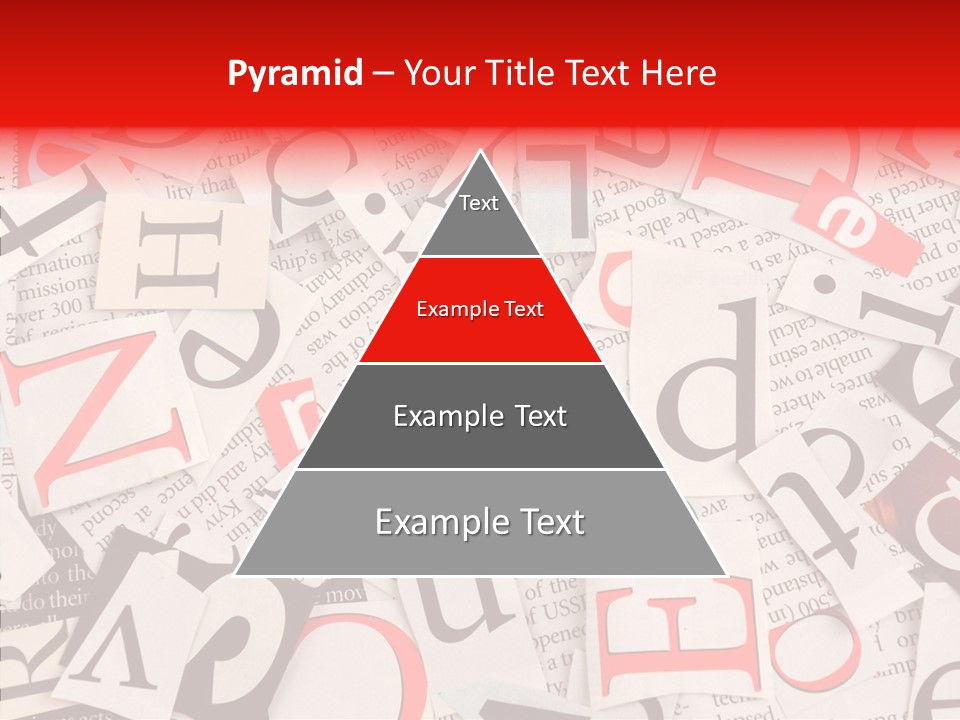 Letters Newspaper PowerPoint Template