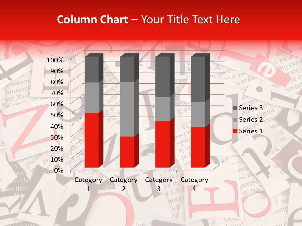 Letters Newspaper PowerPoint Template