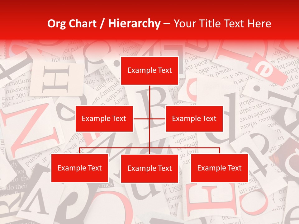 Letters Newspaper PowerPoint Template