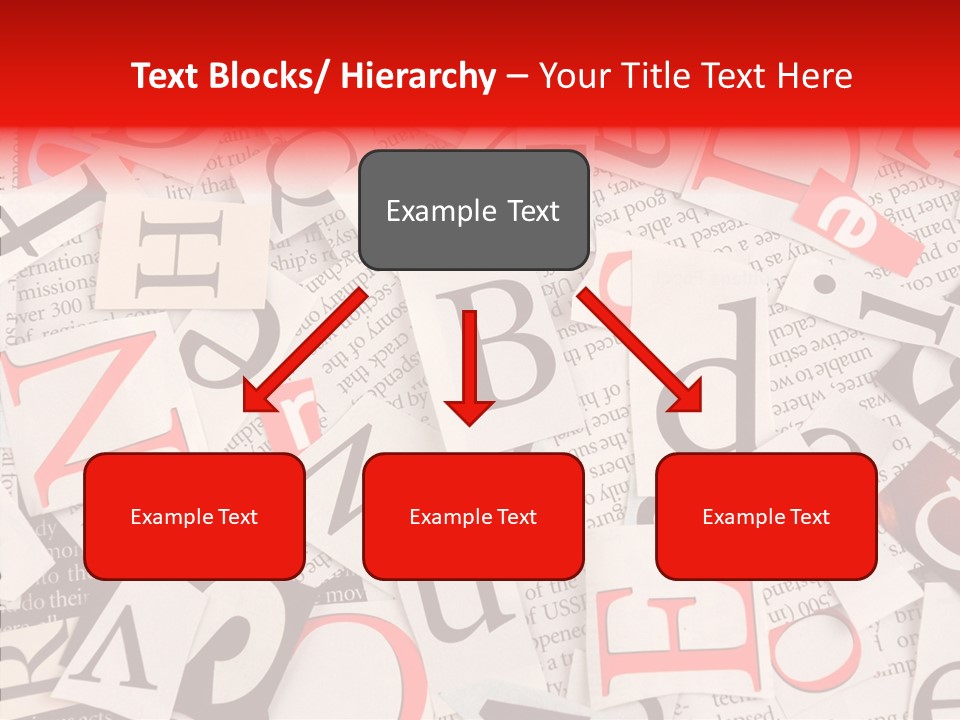 Letters Newspaper PowerPoint Template