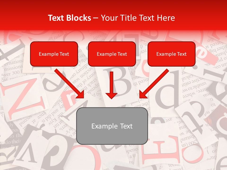 Letters Newspaper PowerPoint Template