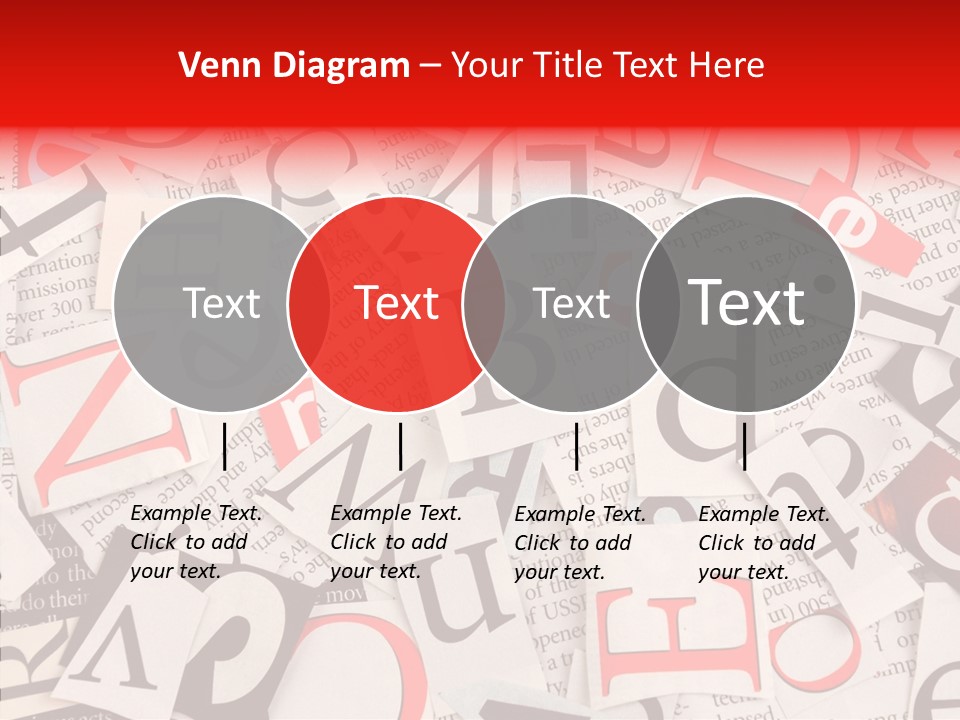 Letters Newspaper PowerPoint Template