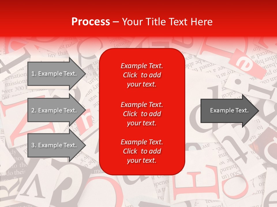 Letters Newspaper PowerPoint Template