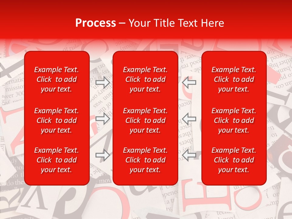 Letters Newspaper PowerPoint Template