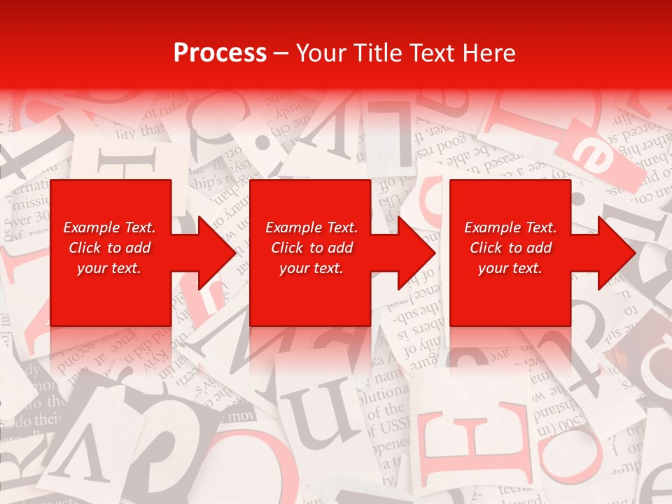 Letters Newspaper PowerPoint Template