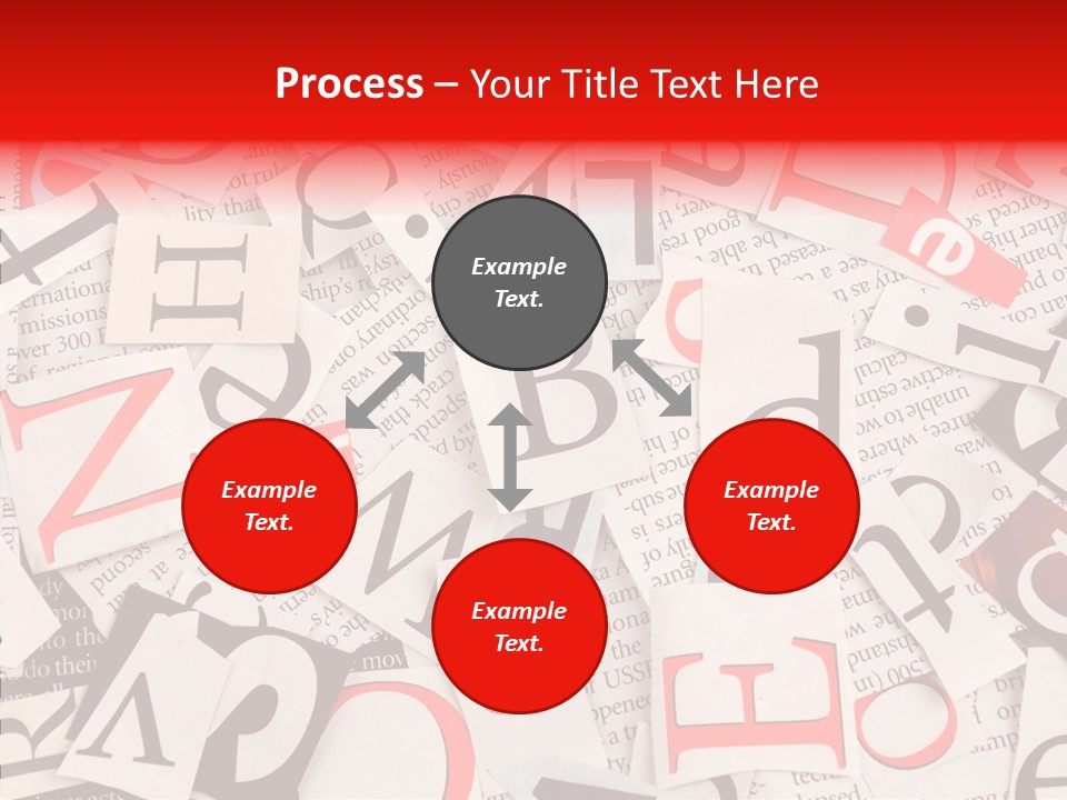 Letters Newspaper PowerPoint Template