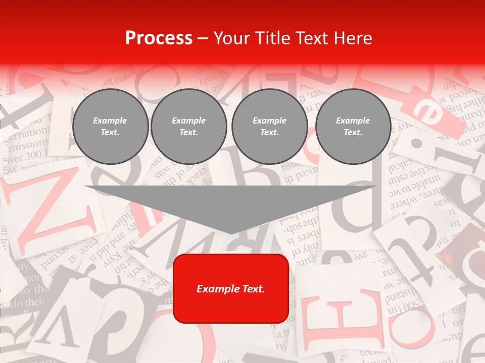Letters Newspaper PowerPoint Template
