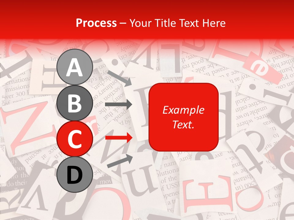 Letters Newspaper PowerPoint Template