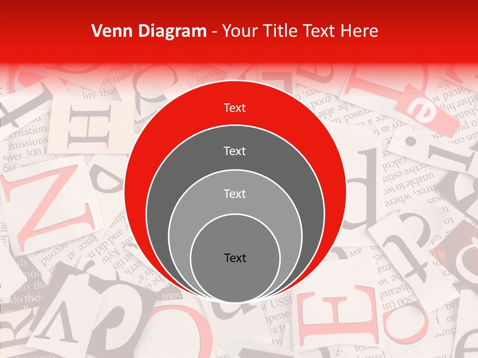 Letters Newspaper PowerPoint Template