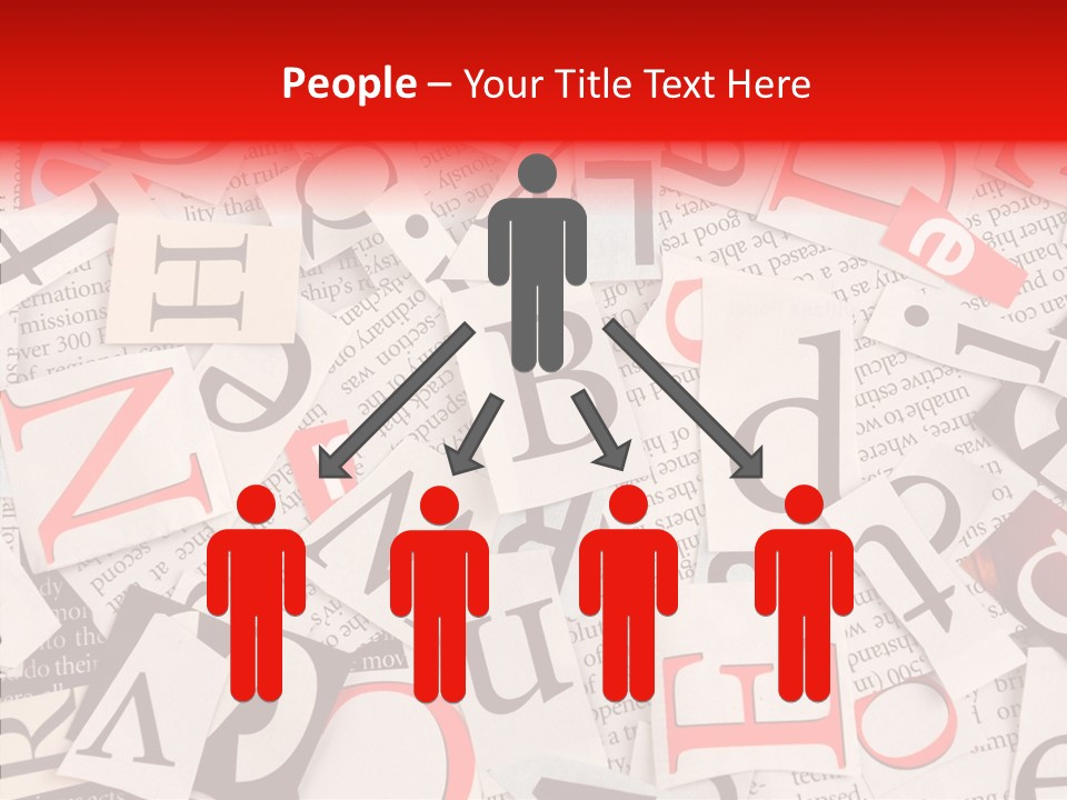 Letters Newspaper PowerPoint Template