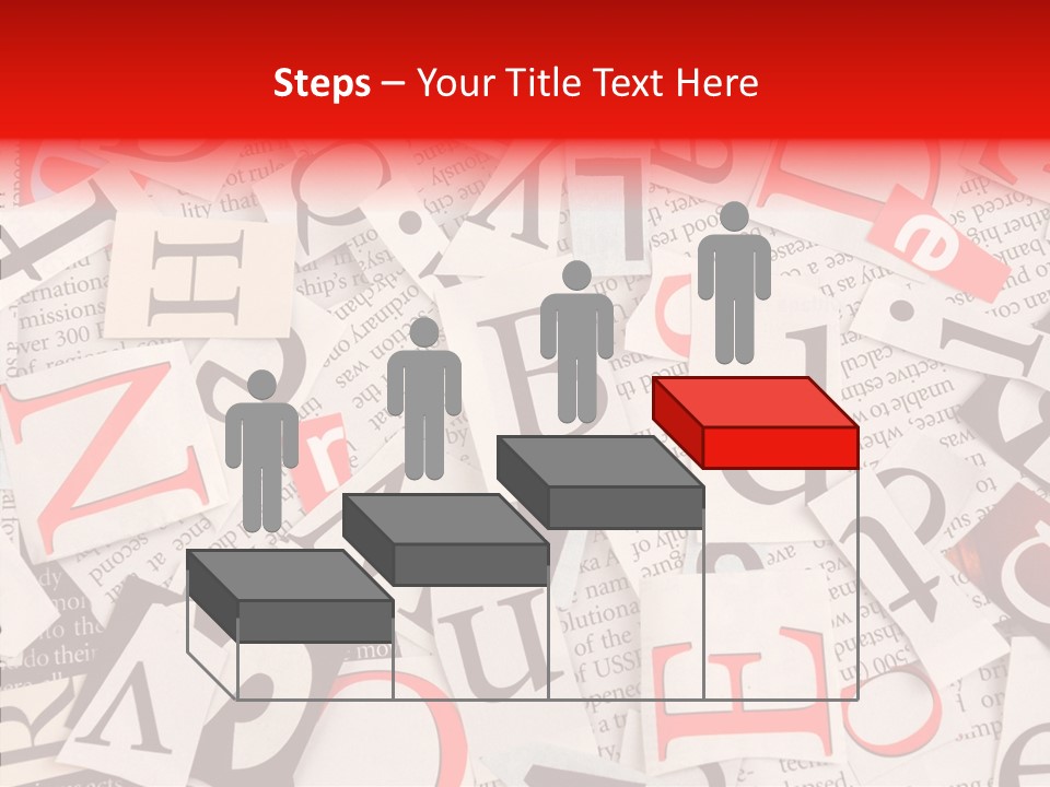 Letters Newspaper PowerPoint Template