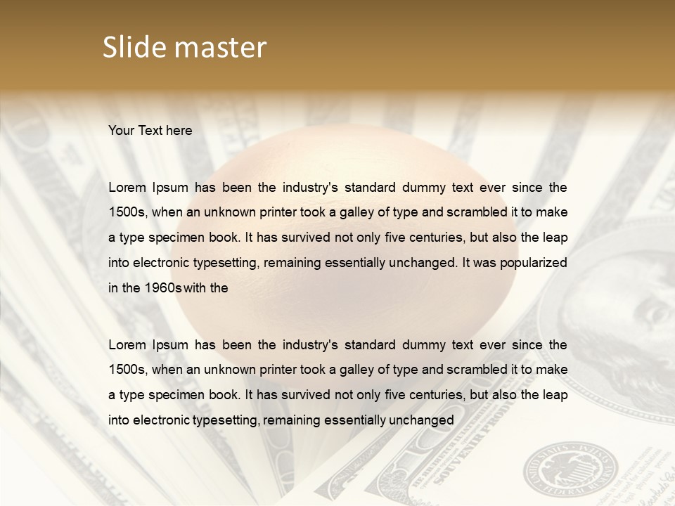 Bank Shiny Wellbeing PowerPoint Template