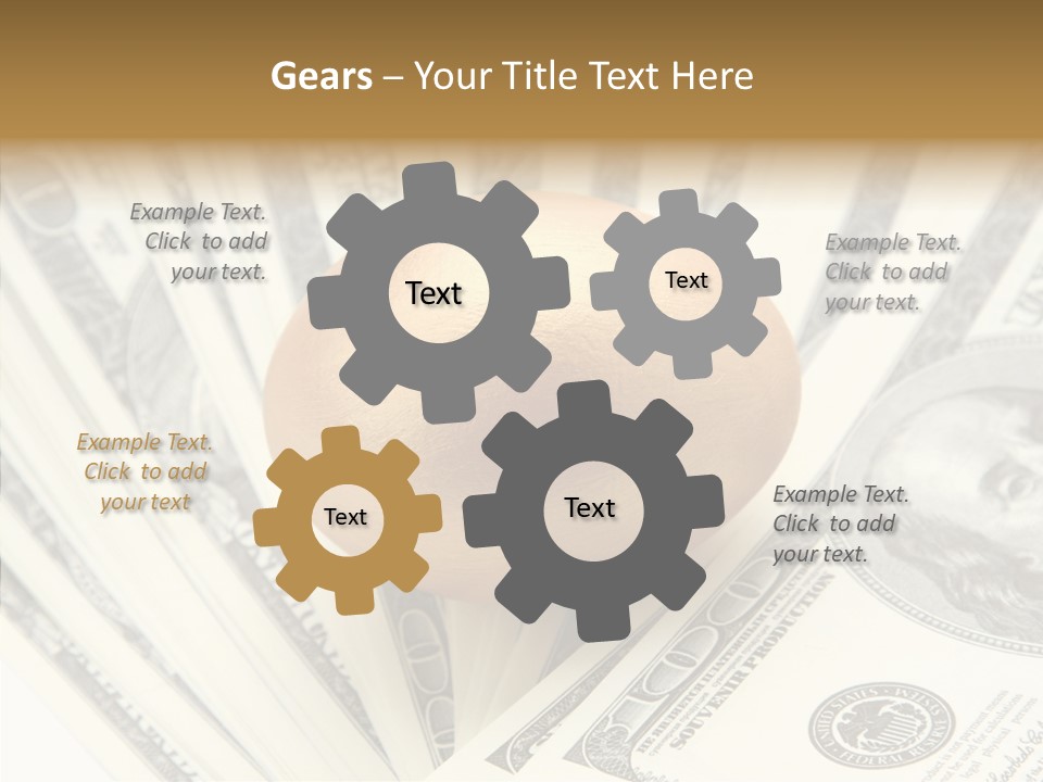 Bank Shiny Wellbeing PowerPoint Template