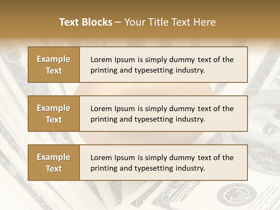 Bank Shiny Wellbeing PowerPoint Template