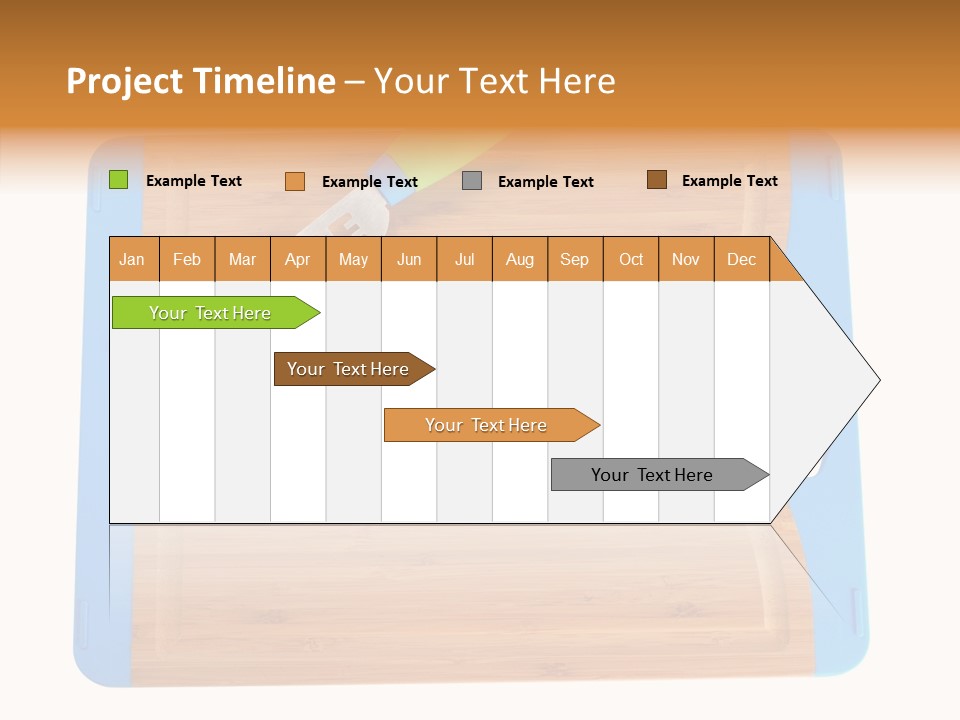 A Knife On A Cutting Board With A Name Of Presentation PowerPoint Template