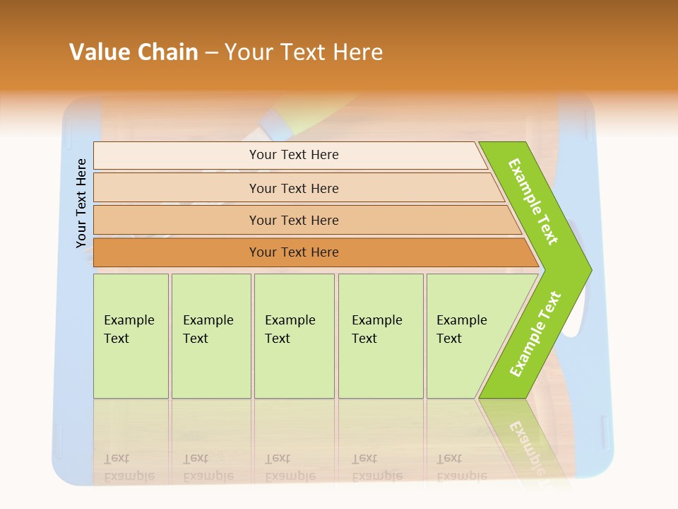 A Knife On A Cutting Board With A Name Of Presentation PowerPoint Template