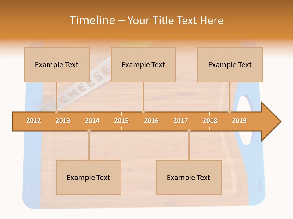 A Knife On A Cutting Board With A Name Of Presentation PowerPoint Template
