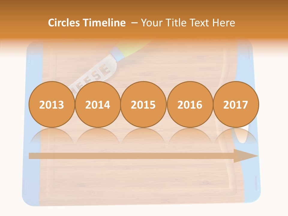 A Knife On A Cutting Board With A Name Of Presentation PowerPoint Template