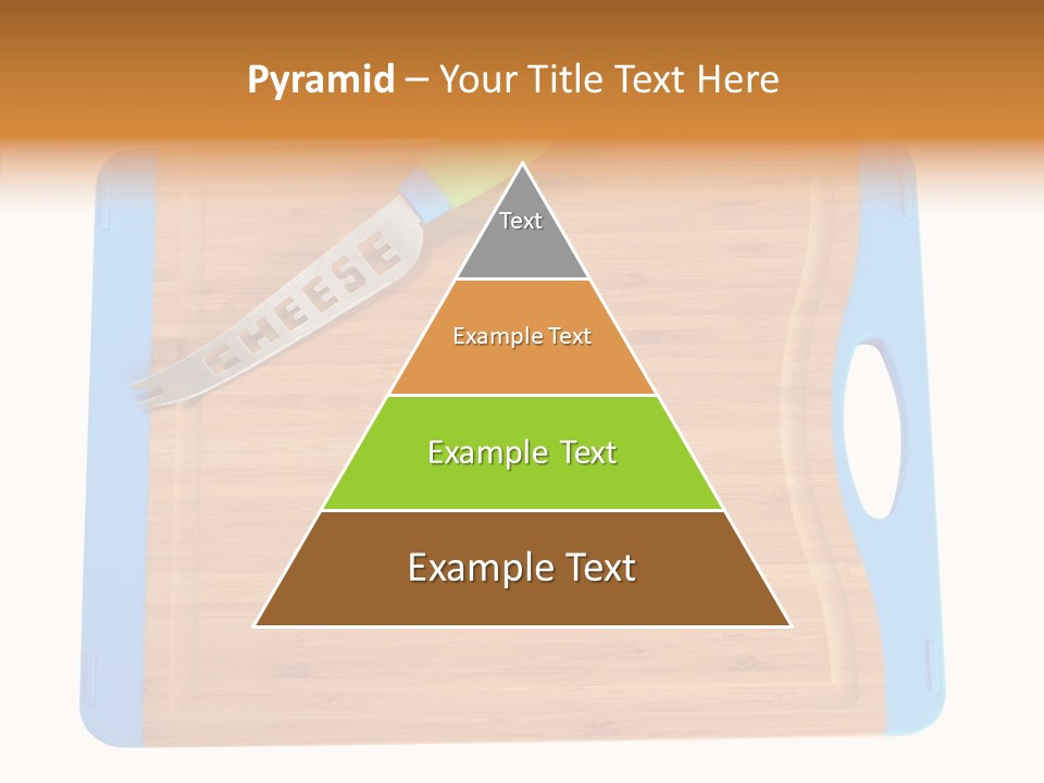 A Knife On A Cutting Board With A Name Of Presentation PowerPoint Template