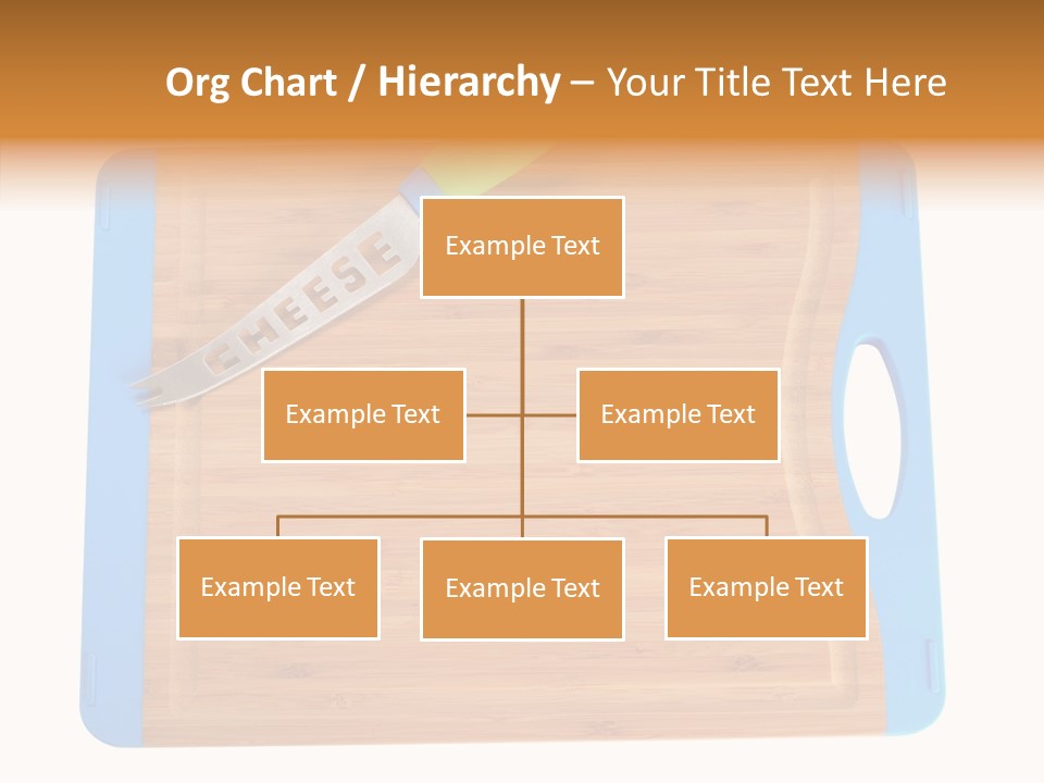 A Knife On A Cutting Board With A Name Of Presentation PowerPoint Template