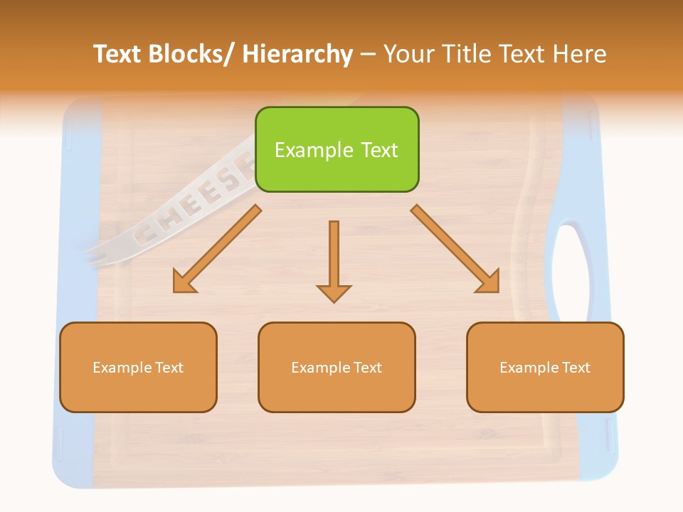 A Knife On A Cutting Board With A Name Of Presentation PowerPoint Template