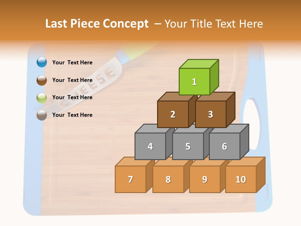 A Knife On A Cutting Board With A Name Of Presentation PowerPoint Template