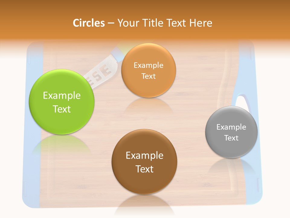 A Knife On A Cutting Board With A Name Of Presentation PowerPoint Template