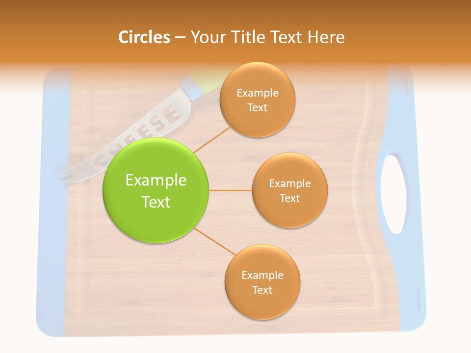 A Knife On A Cutting Board With A Name Of Presentation PowerPoint Template