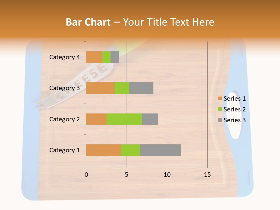 A Knife On A Cutting Board With A Name Of Presentation PowerPoint Template