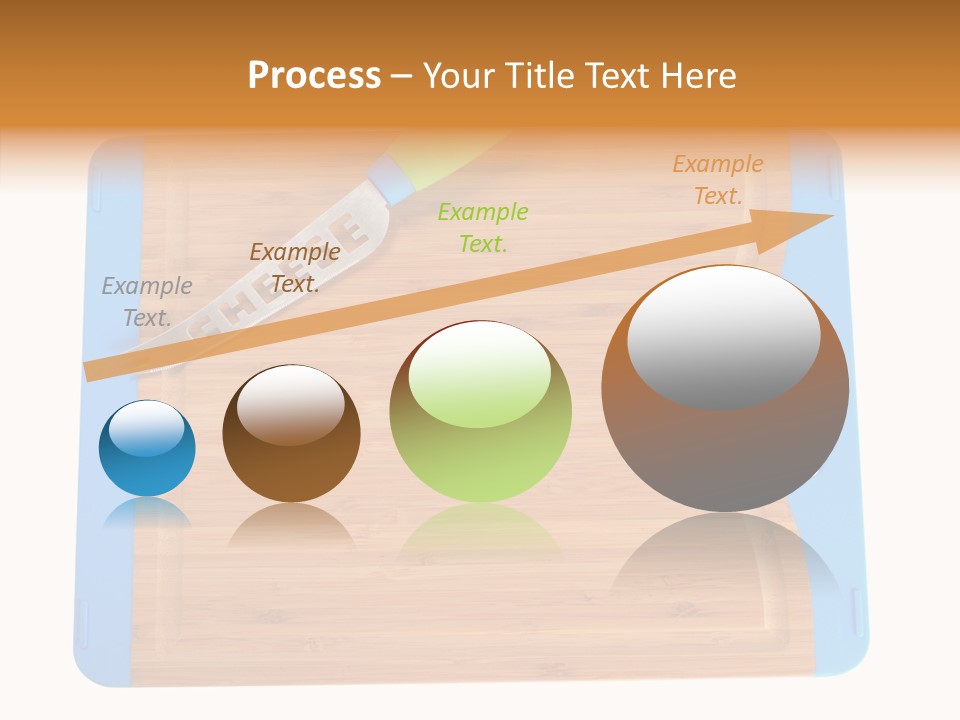 A Knife On A Cutting Board With A Name Of Presentation PowerPoint Template