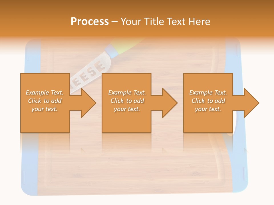 A Knife On A Cutting Board With A Name Of Presentation PowerPoint Template