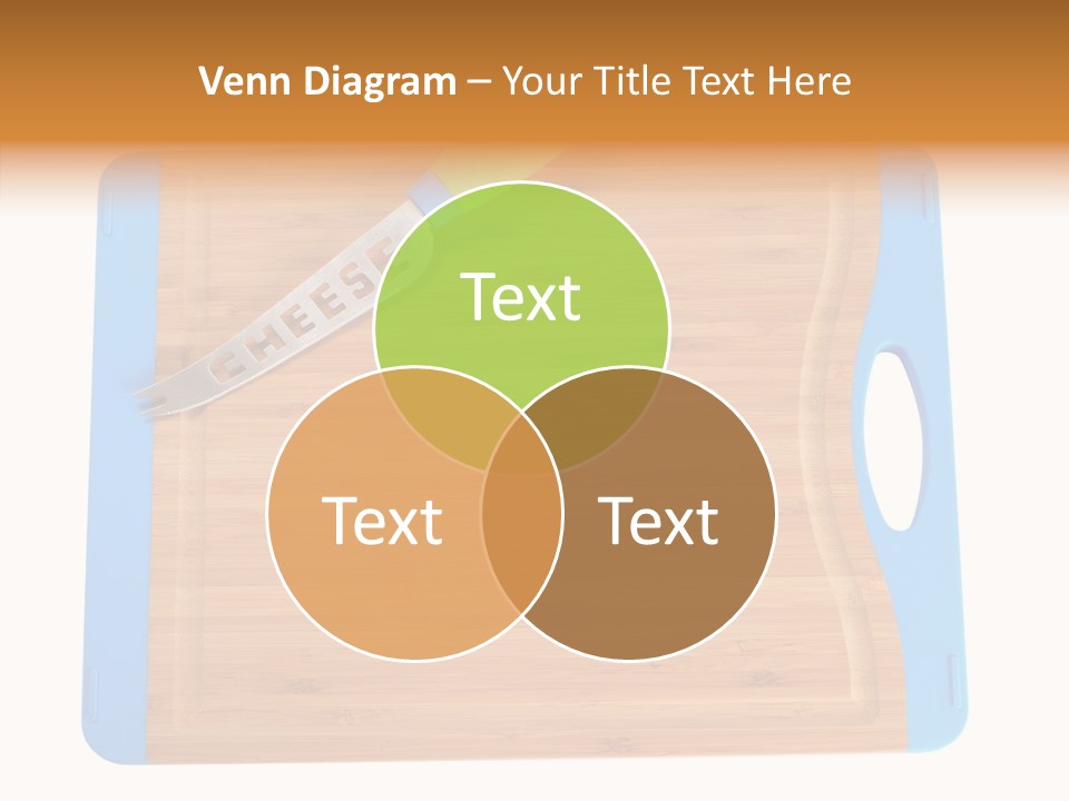 A Knife On A Cutting Board With A Name Of Presentation PowerPoint Template