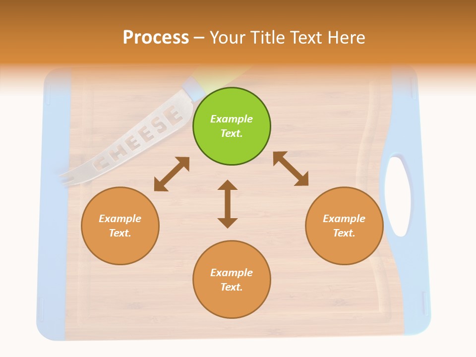 A Knife On A Cutting Board With A Name Of Presentation PowerPoint Template