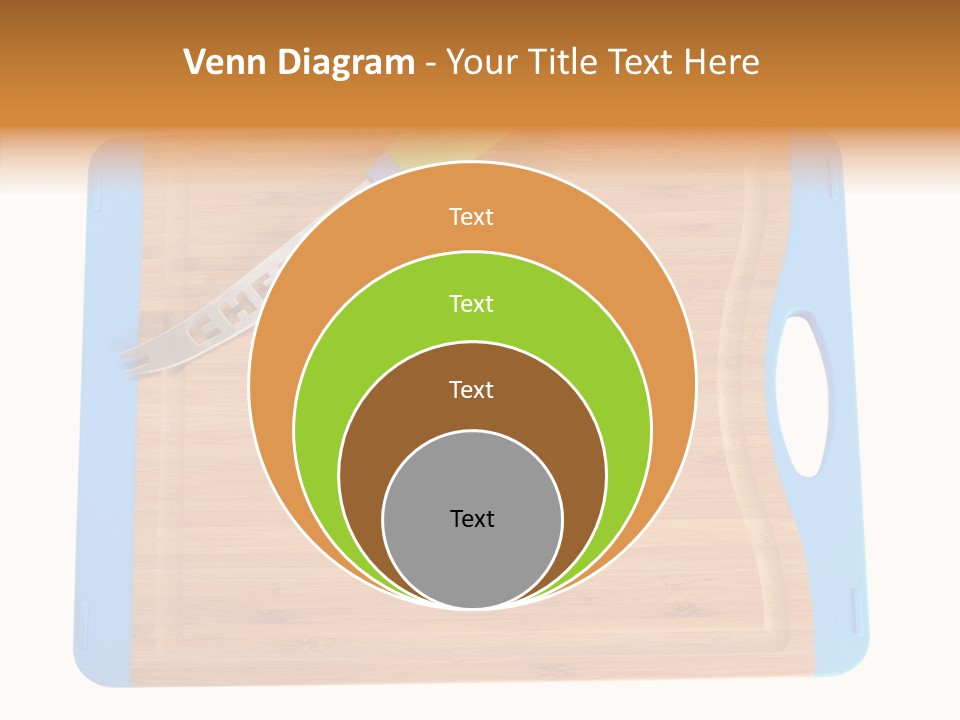 A Knife On A Cutting Board With A Name Of Presentation PowerPoint Template