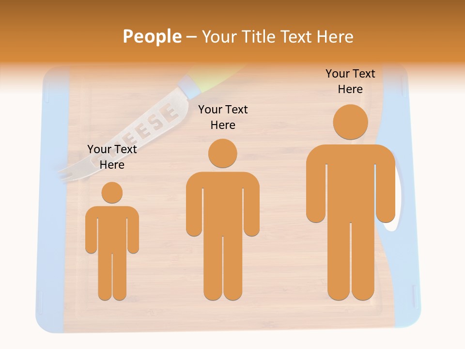 A Knife On A Cutting Board With A Name Of Presentation PowerPoint Template