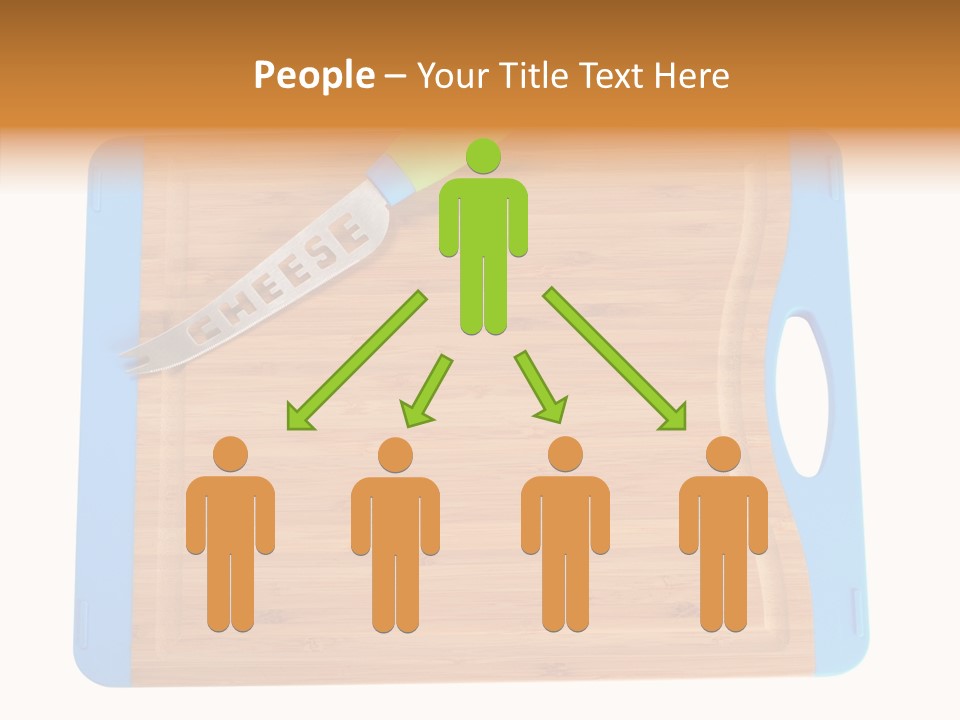 A Knife On A Cutting Board With A Name Of Presentation PowerPoint Template