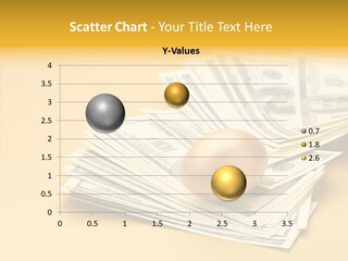 A Pile Of Money With An Egg On Top Of It PowerPoint Template