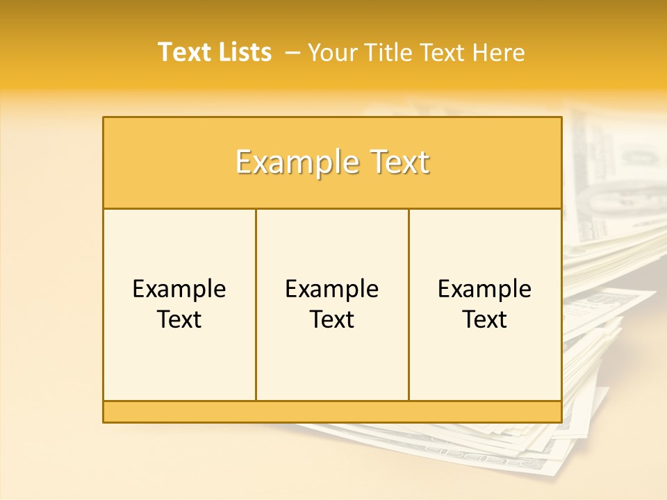 A Pile Of Money With An Egg On Top Of It PowerPoint Template