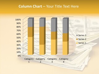 A Pile Of Money With An Egg On Top Of It PowerPoint Template