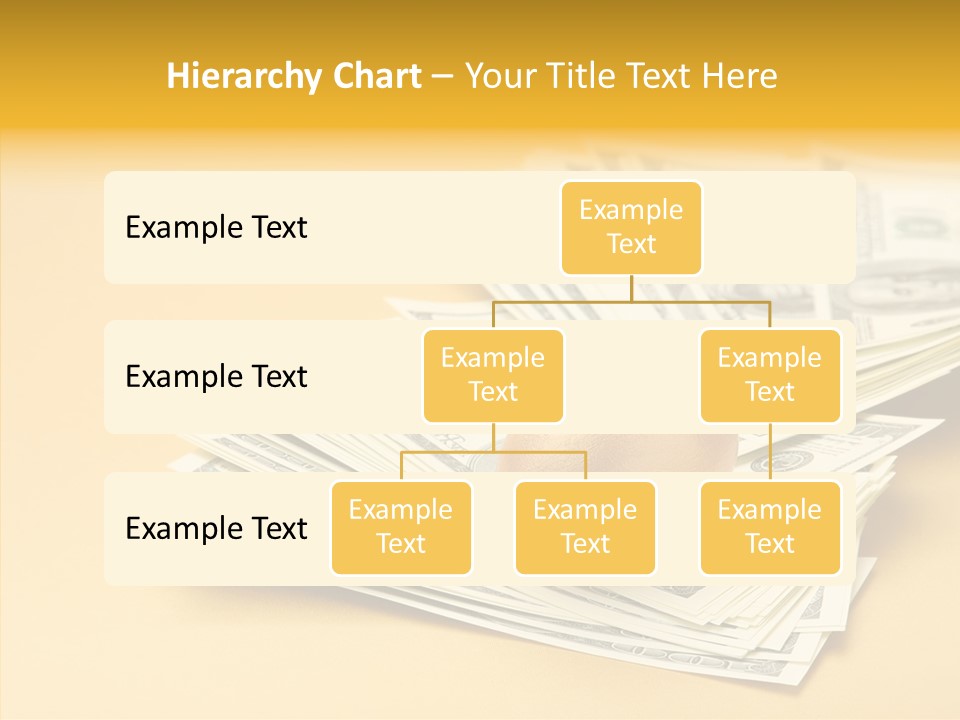 A Pile Of Money With An Egg On Top Of It PowerPoint Template