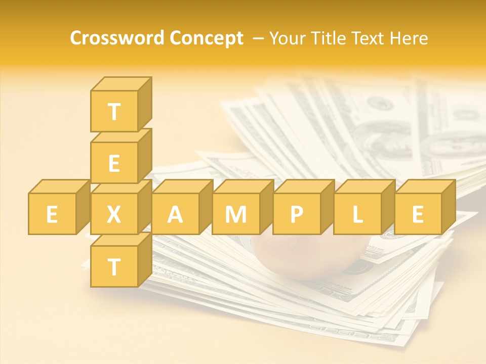 A Pile Of Money With An Egg On Top Of It PowerPoint Template