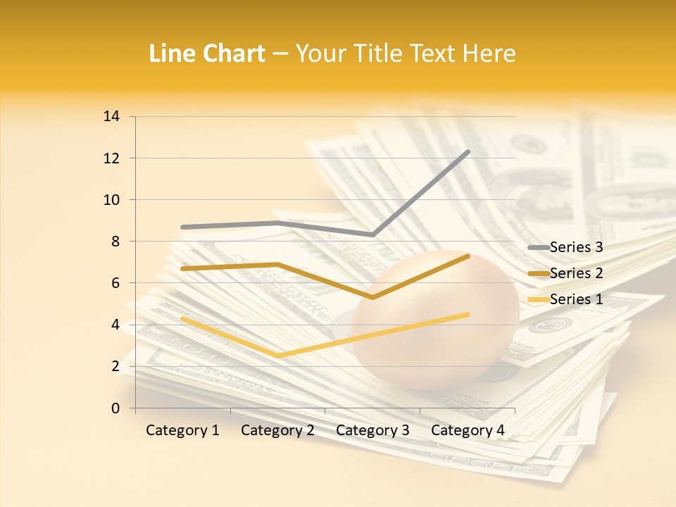 A Pile Of Money With An Egg On Top Of It PowerPoint Template