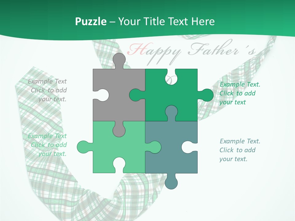 A Happy Father's Day Powerpoint Presentation PowerPoint Template